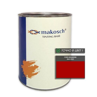 Автоэмаль makosch/FORD BRQAWWA, Базовая эмаль, красный, база, 800мл.