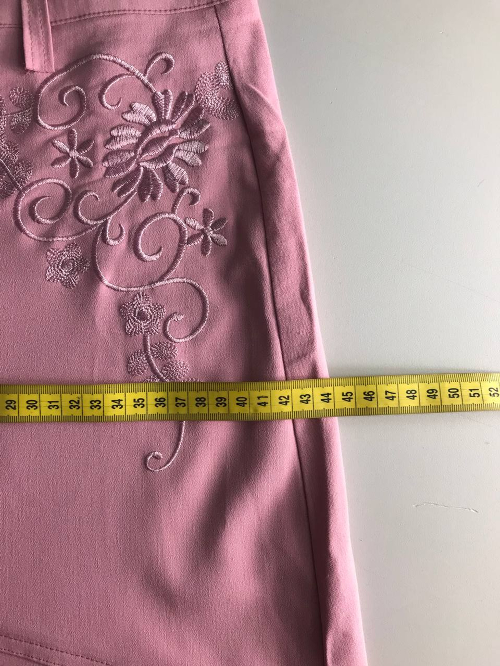 Юбка длинная с вышивкой, маркировка L, визуально 48 размер