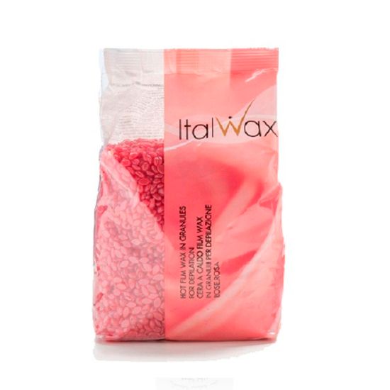 Воск горячий (плёночный) Italwax 0,5 кг. гранулы Роза