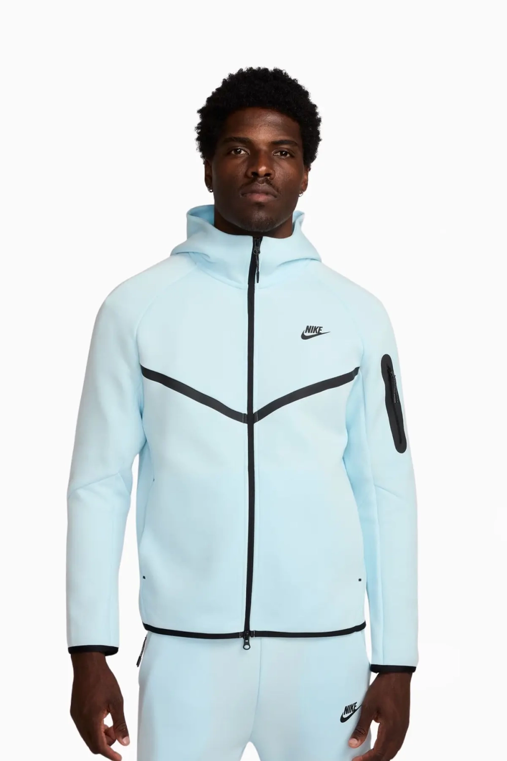 Кофта Nike Sportswear Tech Fleece Windrunner - голубой