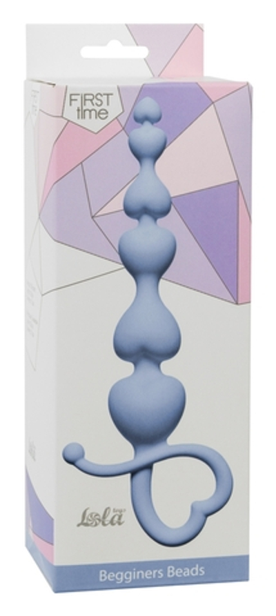 Анальная цепочка Begginers Beads Blue 4102-02Lola