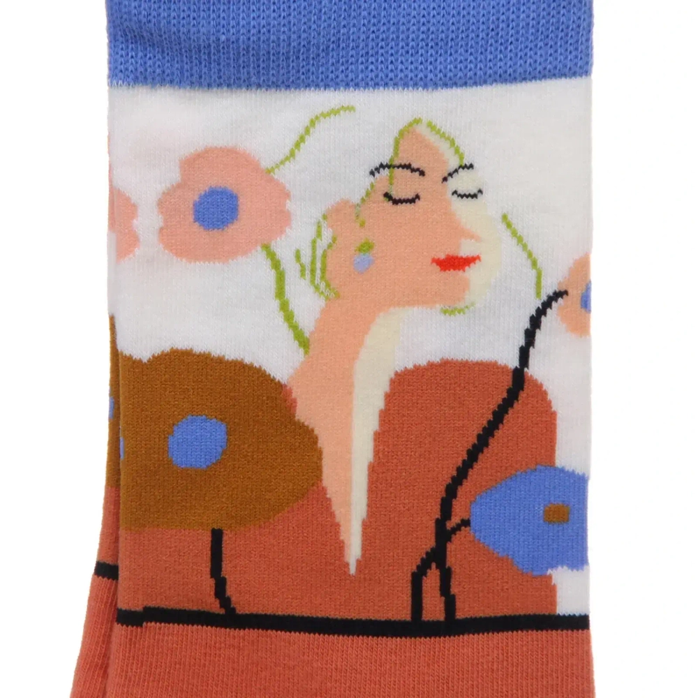 Носки женские «ARTE - Грация» с рисунком, микс