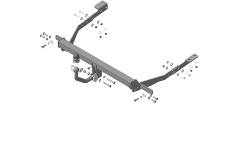 Фаркоп с эл-кой Smart для Peugeot Partner, Citroen Berlingo 2008-2022 (оцинк. Шар)(паспорт и сертификат в комплекте) 91601-A.Motodor