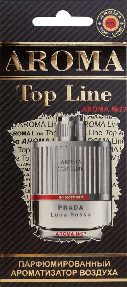 Ароматизатор для автомобиля AROMA TOP LINE №27 Luna Rossa картон