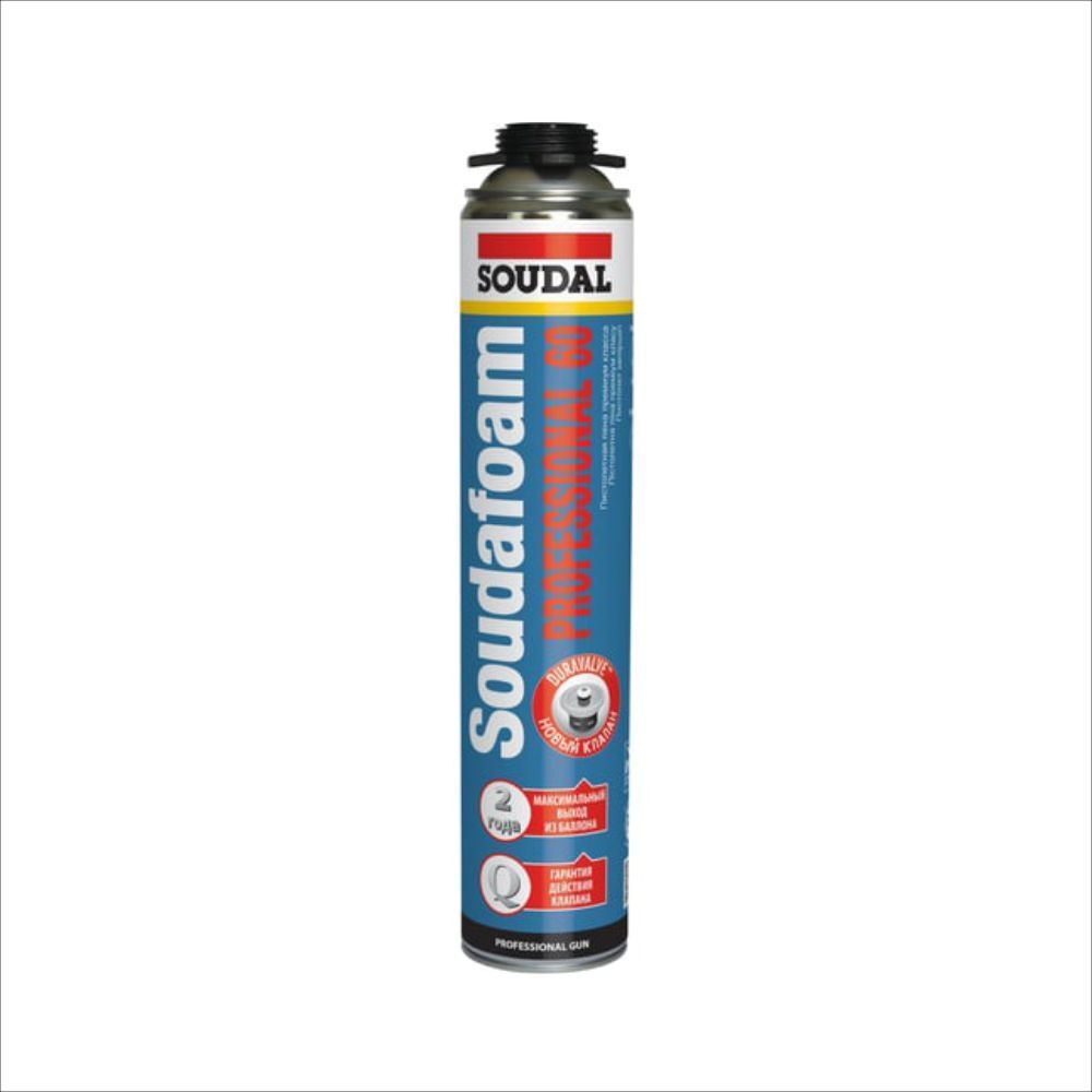 SOUDAL Пена монтажная профессиональная Soudafoam Professional 60 750мл