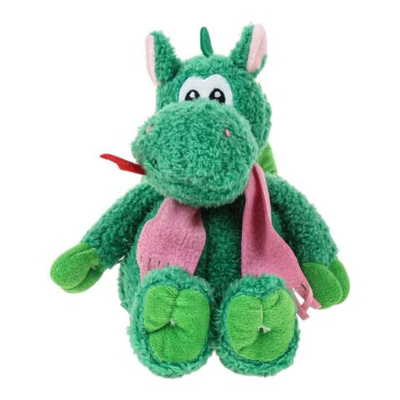 Мягкая игрушка дракошечка Зина малая, 15/24 см, в розовом малом шарфе, 043715-86