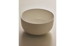 Zara Home миска из костяного фарфора, цвет белый, 15.1 см