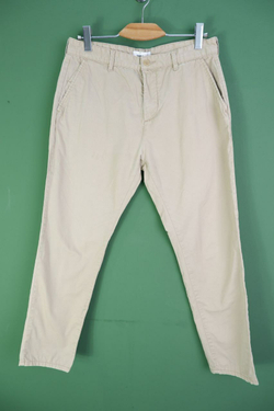 Брюки Pull&Bear из хлопка светлые 58 размер