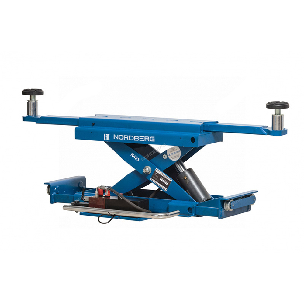 NORDBERG (N423_B) Траверса с ручным приводом, синяя 2 т