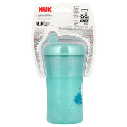 NUK, Hard Spout Cup, для детей от 9 месяцев, бирюзовый, 1 стакан, 300 мл (10 унций)