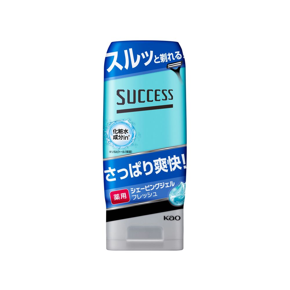 Увлажняющий гель для бритья KAO Success (с освежающим и лечебным эффектом, с ментолом)