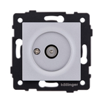 Розетка TV (папа), серый Kollinger REA-007GY для Aspekt, Eleganz, Reflex
