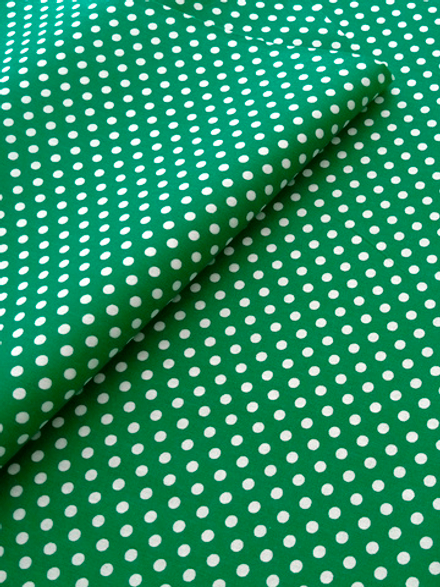 Ткань бязь плательная, рис. " Горох 6 мм", ширина 150 см, арт. 714