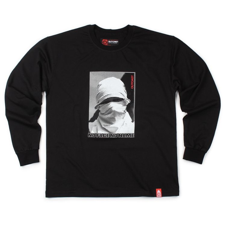 Лонгслив OUTCAST No Face No name, черный