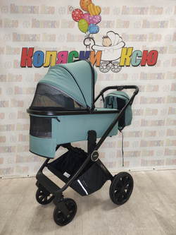 Коляска модульная 3в1 Indigo Sting зеленый