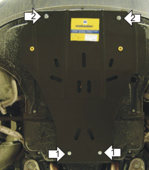 Защита MOTODOR для Audi А6 2004-2008 арт.70107