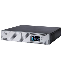 Powercom Smart-UPS SMART RT, Line-Interactive, 1000VA/900W, Rack/Tower, 8*IEC320-C13 (8 batt), Serial+USB, SNMP Slot, подкл. доп. Батарей (1157673)