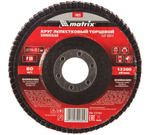 КРУГ ЛЕПЕСТКОВЫЙ MATRIX ТОРЦЕВОЙ, P 80, 115 Х 22,2 ММ 74029