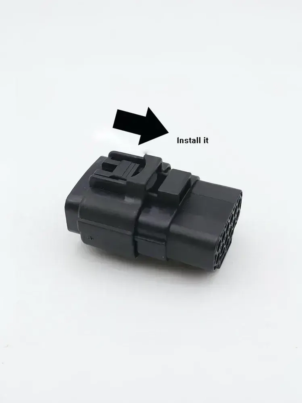 Разъем герметичный 6 pin (6 контактов), без проводов, 1 комплект, универсальный (мама + папа)