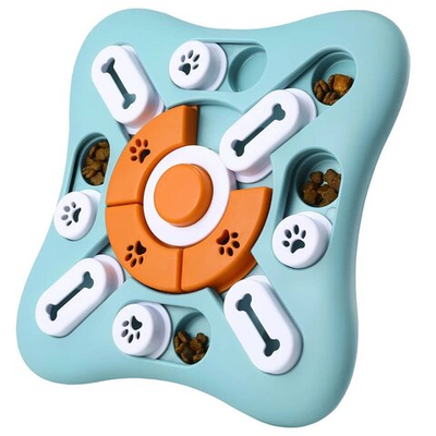 Развивающая игрушка для собак ГОЛОВОЛОМКА №1 25,5х25,5х3 PerseiLine ИС-101 ГОЛУБОЙ