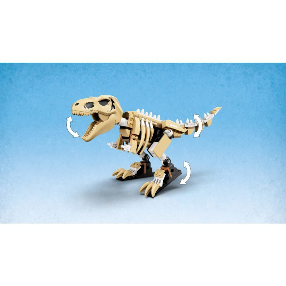 Конструктор Lego Jurassic World Скелет тираннозавра на выставке 76940