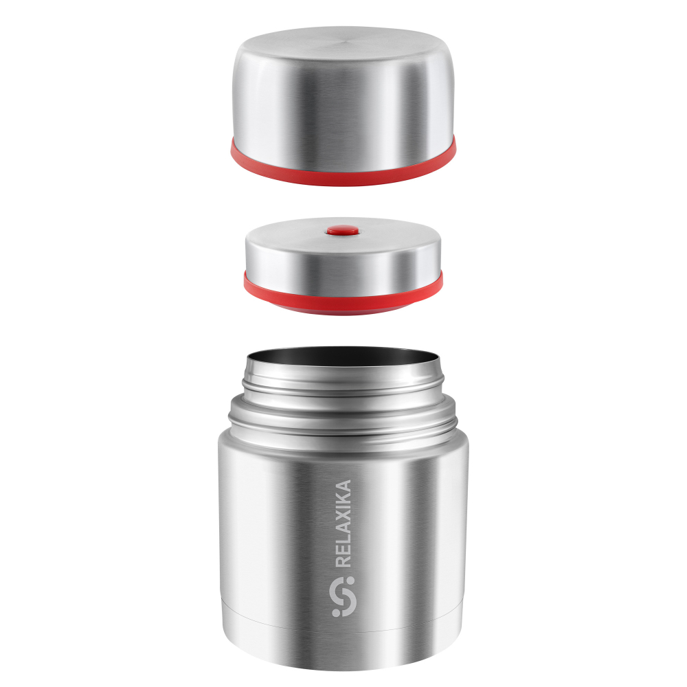 Термос для еды Relaxika 301 (0,5 литра), стальной