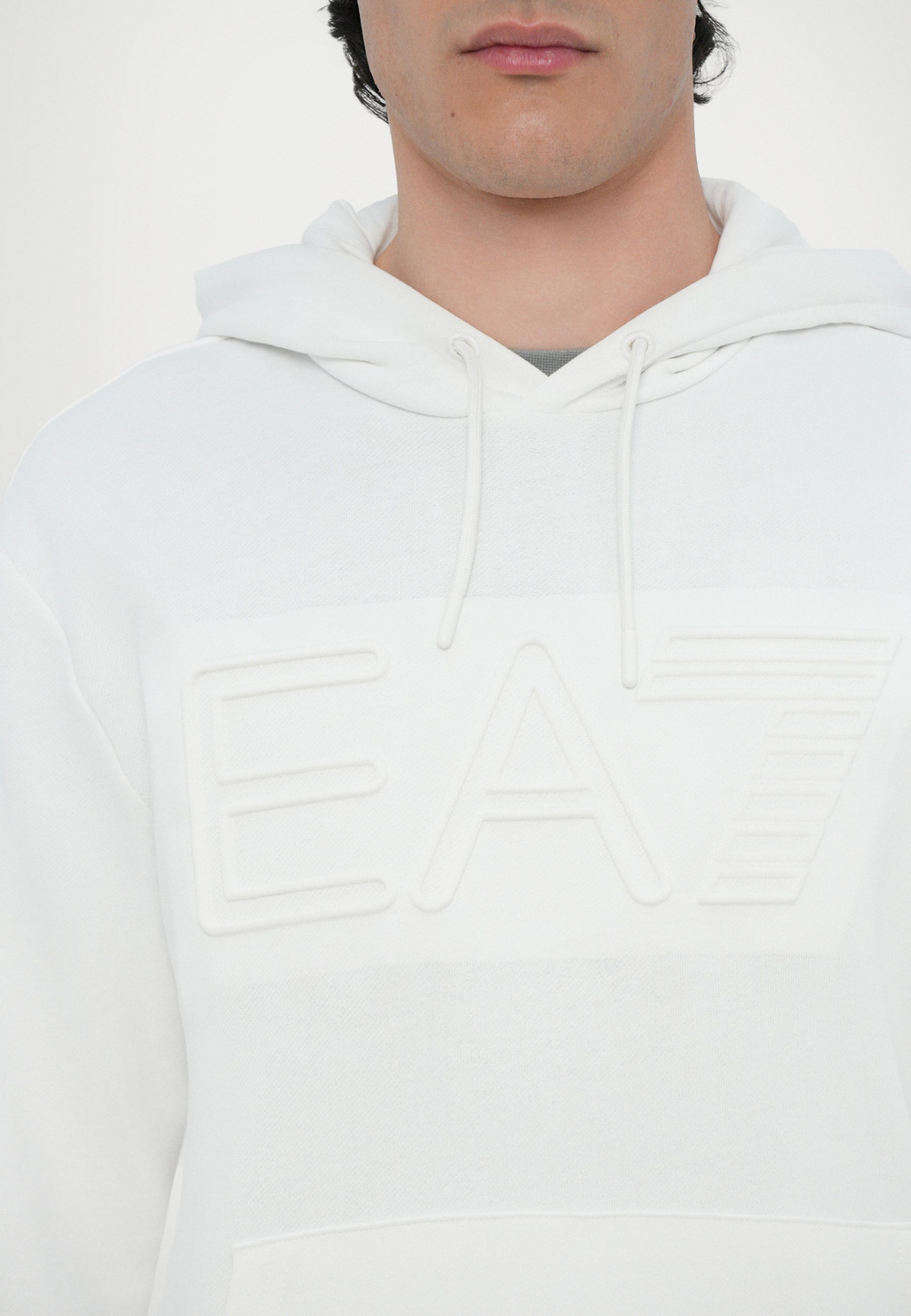 EA7 Emporio Armani Толстовка с капюшоном - Белый