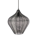 Светильник подвесной vinger, D36х40 см, черный