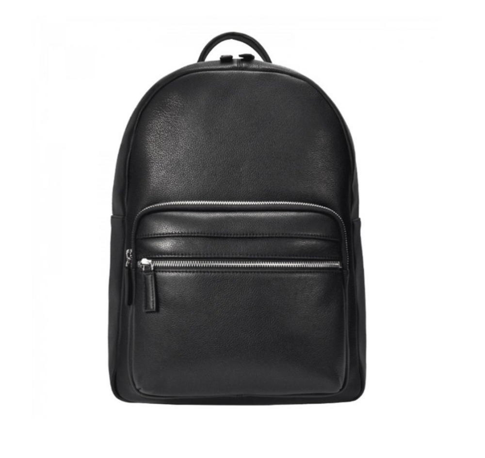 Рюкзак кожаный Xiaomi VLLICON Leather Large Capacity Backpack, черный (3269587)