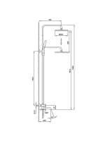 Душевая система с тропическим душем Gappo G2406-3