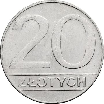20 злотых 1989 Польша