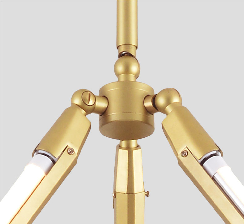 Ceiling design lamp  Shy by Bec Brittain (9 hands,  vertical)