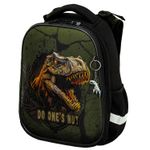 Ранец BRAUBERG PREMIUM, 2 отделения, с брелоком, "Dino attack", 3D-панель, 38х29х16 см, 272016