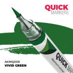 Акриловый маркер AK Interactive Quick Marker Vivid Green