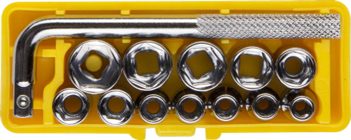 STAYER 13 шт, с воротком, набор торцовых головок (2-26089-H13)