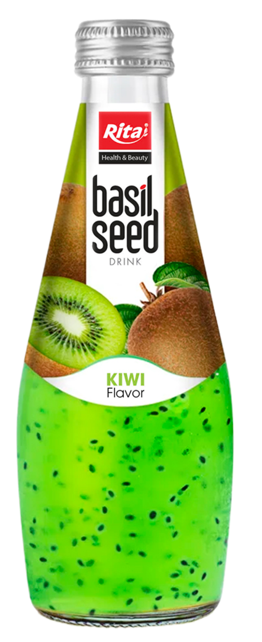 Напиток RITA с соком киви и семенами базилика "BASIL SEED JUICE DRINK"