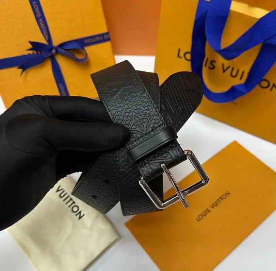 Ремень Louis Vuitton Speaker 40 мм, чёрный