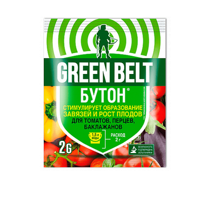 Пестицид Бутон-2 для томатов, перцев, баклажанов GREEN BELT 2 гр (1/200)