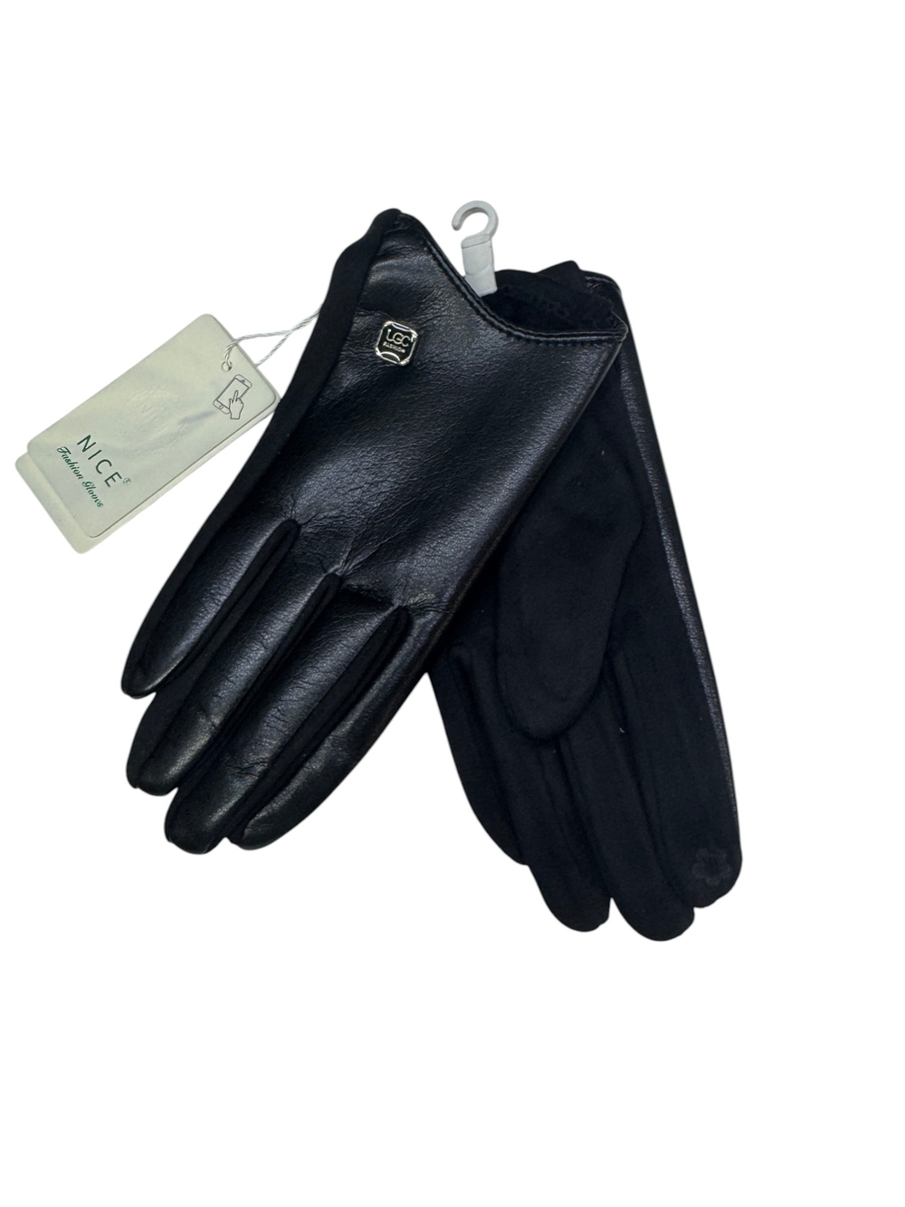 Перчатки. Женские. Материал верха: Эко кожа. Замша. Подклад: Плюш-флис.Сенсорные. В упаковке 12 шт.