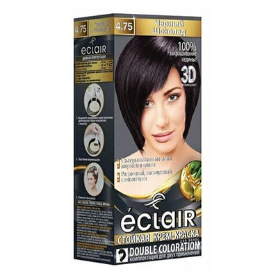 ECLAIR 3D Крем-краска (Черный шоколад) 4.75