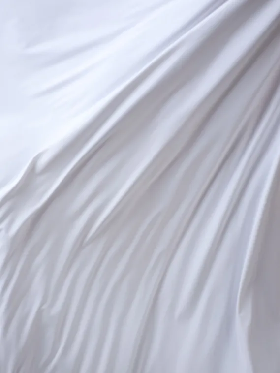 Микрофибра бельевая, эффект хлопка, Турция, белый 001