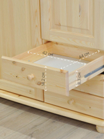 Шкаф 99х57х186. Фалко, распашной для одежды и вещей, в прихожую, спальню, гостиную, двухдверный с ящиками, деревянный, массив сосны, Dipriz