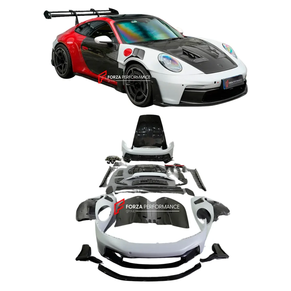 Обвес переделка в 911 992 GT3 RS для Porsche 911 992.1 Carrera/S 2019-2025+ Порше