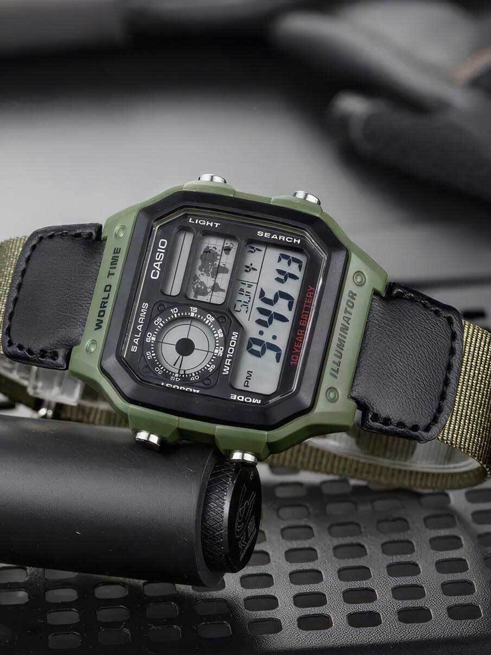 Мужские наручные часы Casio AE-1200WHB-3B