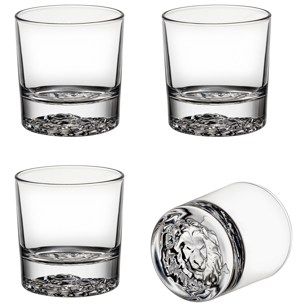 Набор стаканов для виски "Lion" 4шт 310мл