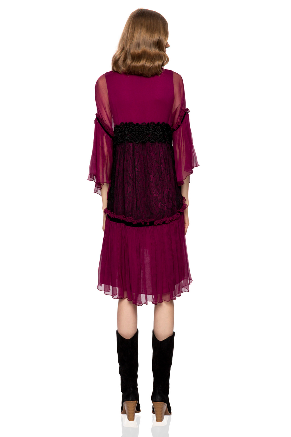 Шелковое платье Nissa