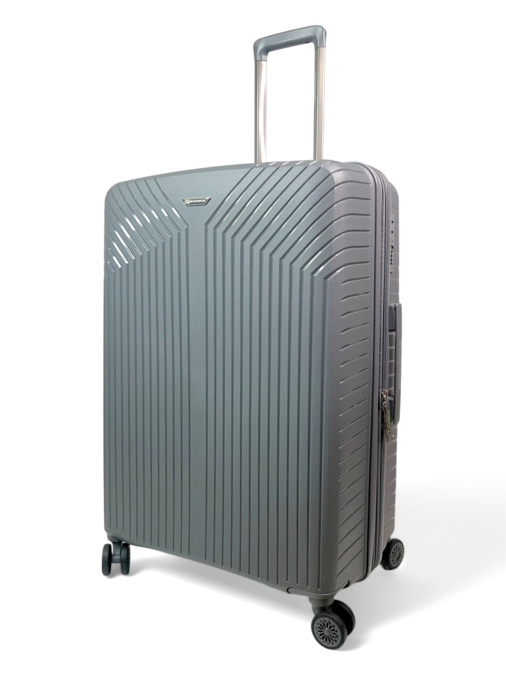Большой чемодан Mironpan 11272, Темно-серый, XL