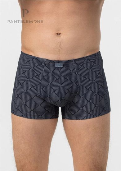 Трусы мужские боксеры Pantelemone PMH-1431, геометрия темно-серая
