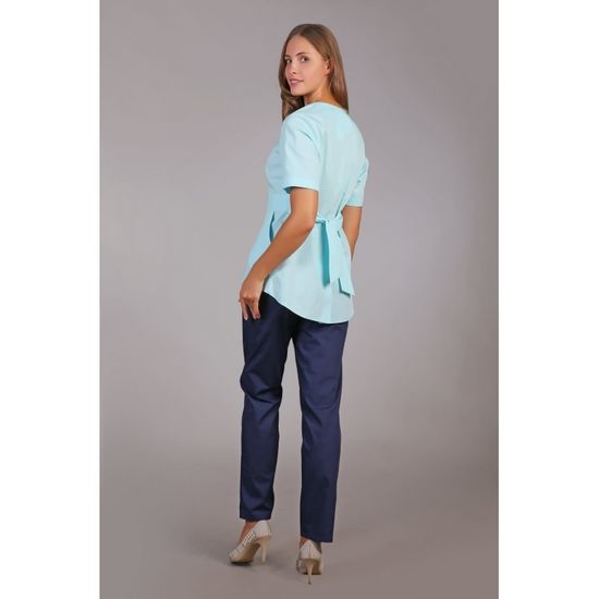 Блуза женская М-210 (бирюза)
