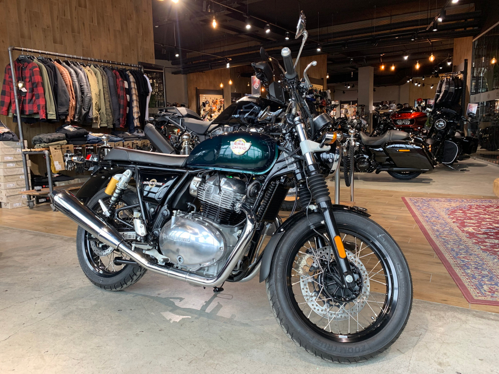 Royal Enfield Interceptor 650 Cali Green (Standard / Single tone)